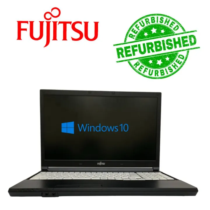 Refurbished: Fujitsu Lifebook A576/S with Intel Core i5, 8GB RAM, and 500GB HDD. Ideal for business tasks and everyday use with a 15.6" anti-glare display