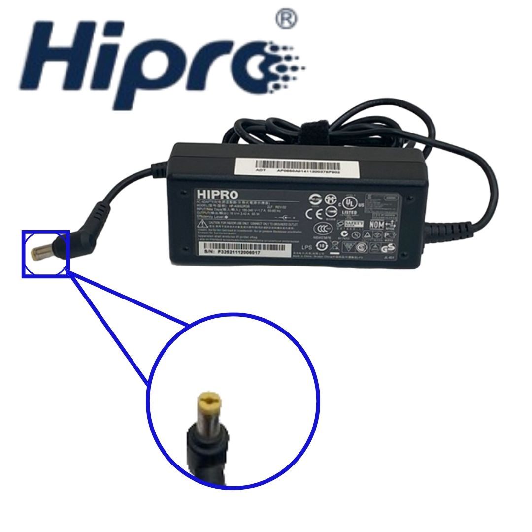 Hipro Universal Laptop Charger – Compatible with Dell, HP, Lenovo, Asus, and Acer Laptops, 65W/90W Power Adapter
