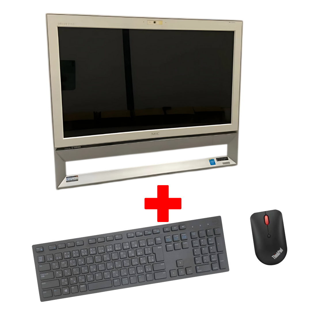 Refurbished NEC All-in-One PC - Celeron - 4GB RAM, 500GB HDD, Windows 10 Preinstalled -  Yamaha Sound -Compact & Efficient Desktop Solution