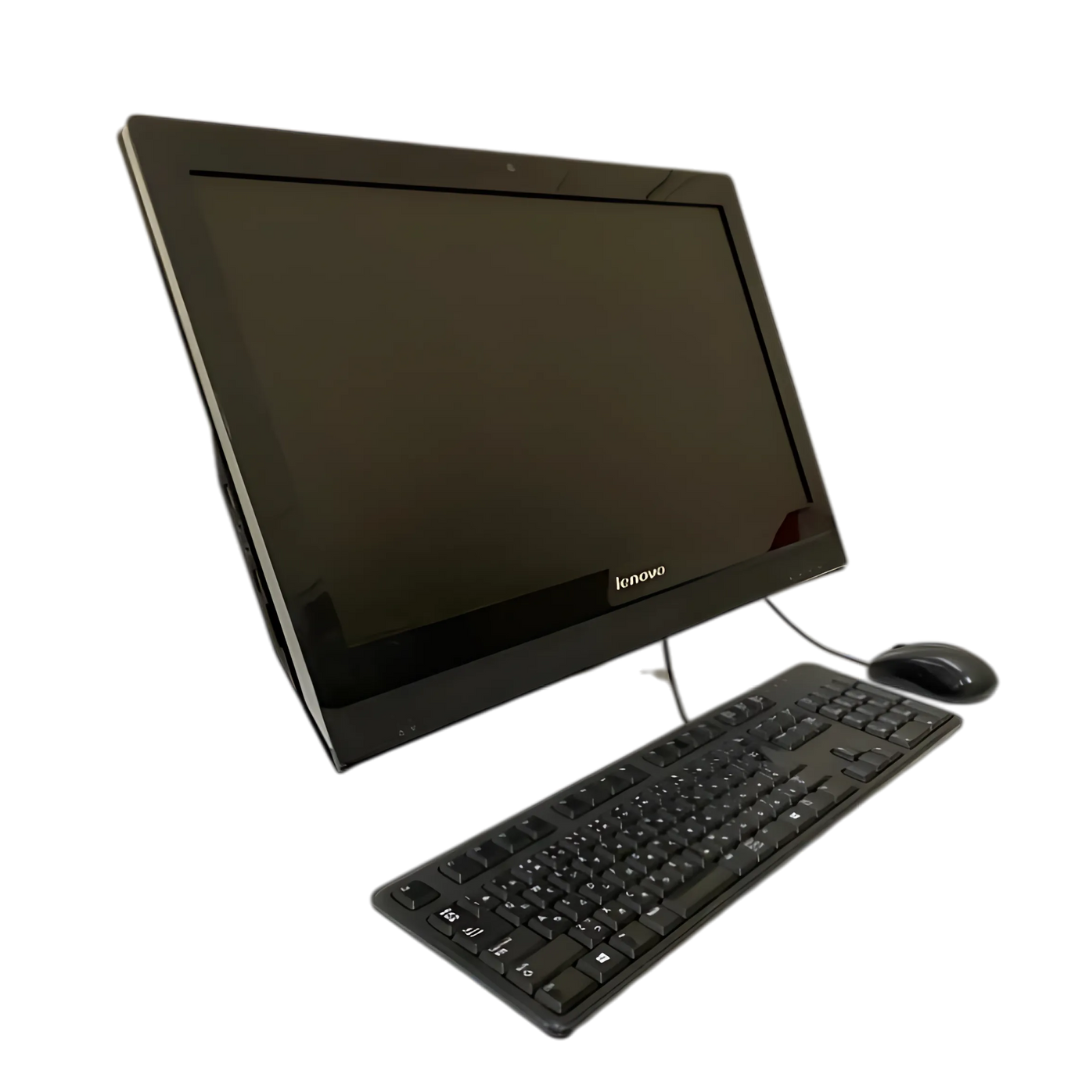 Lenovo All-in-One Refurbished PC: Intel Celeron 2957U, 1.4GHz, 4GB RAM, 500GB HDD – Compact Desktop Solution