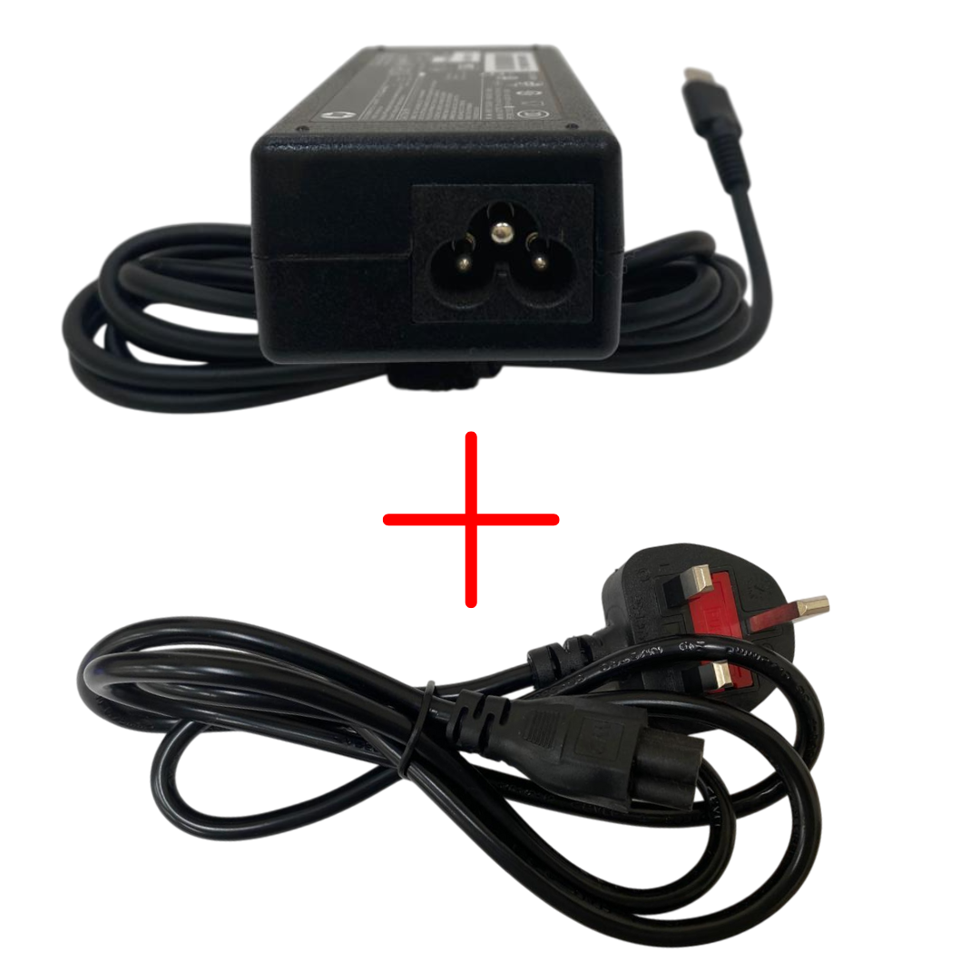 HP 65W Laptop Charger - AC Power Adapter, 19.5V Output, Compatible with HP Laptops