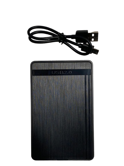 "Universal 2.5-Inch SATA HDD/SSD to USB 2.0 External Hard Drive Enclosure Case