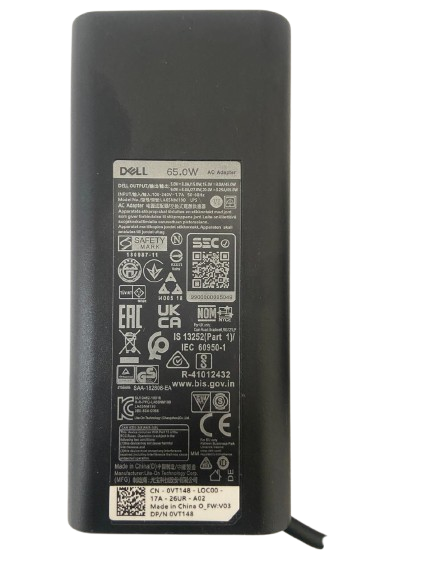 DELL65W USB Type-C Laptop Charger Adapter – Fast & Efficient Power Supply Compatible with DELL ThinkPad, , Chromebook & Other Type-C Laptops – Lightweight & Travel-Friendly Design