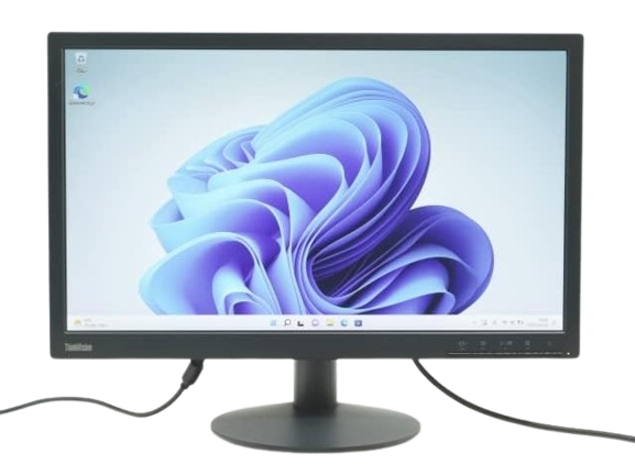 Lenovo ThinkVision E21-10 21.5-Inch Full HD LED Monitor – 1920x1080 Resolution, 60Hz Refresh Rate, Wide Viewing Angles, Anti-Glare Display, VGA & HDMI Connectivity, Adjustable Tilt Stand, Ultra-Slim