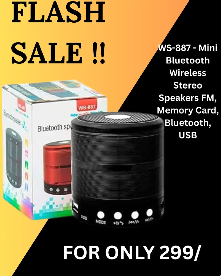 Mini Bluetooth Speaker – Portable Wireless Speaker with Powerful Bass, HD Sound & Long Battery Life – Ideal for Travel, Outdoors & Home Use