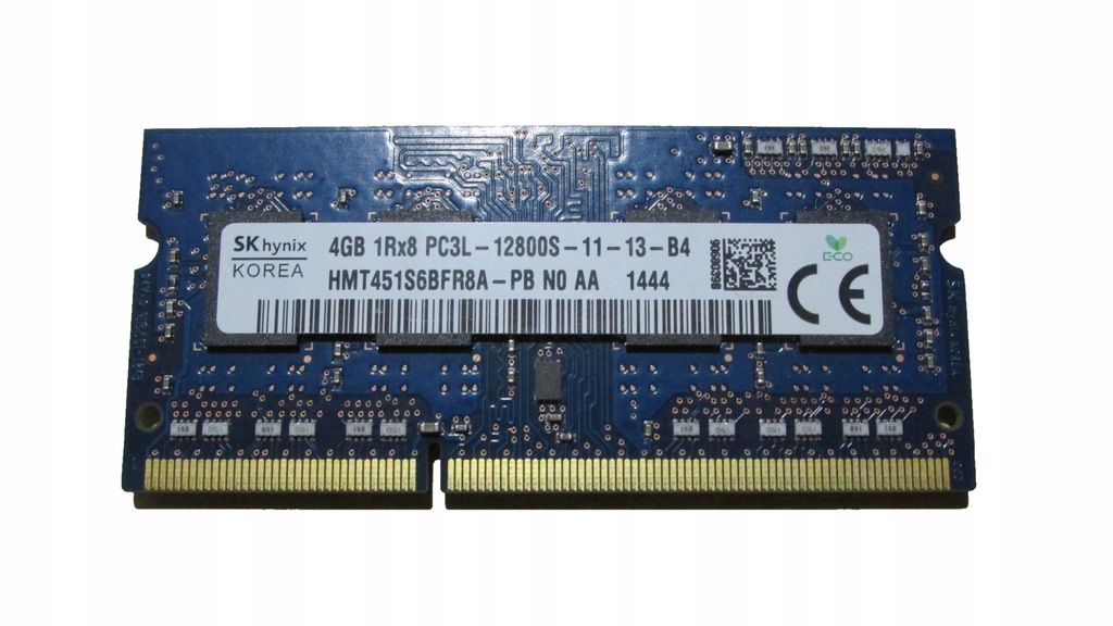 “SK hynix 4GB RAM DDR3L 1600MHz (PC3L-12800) 2Rx8 SODIMM Laptop Memory Module – Low Voltage 1.35V High-Performance RAM Upgrade for Notebooks & Compact Systems”