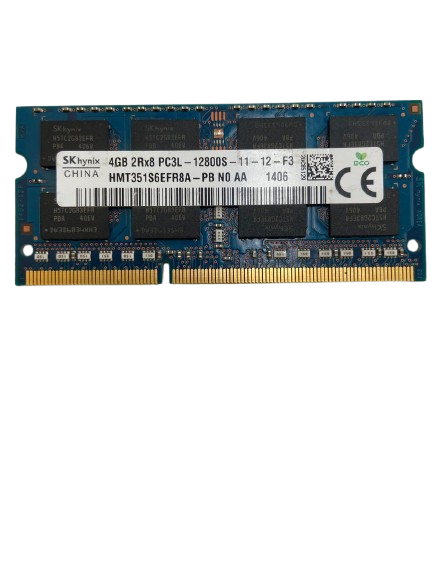 “SK hynix 4GB RAM DDR3L 1600MHz (PC3L-12800) 2Rx8 SODIMM Laptop Memory Module – Low Voltage 1.35V High-Performance RAM Upgrade for Notebooks & Compact Systems”