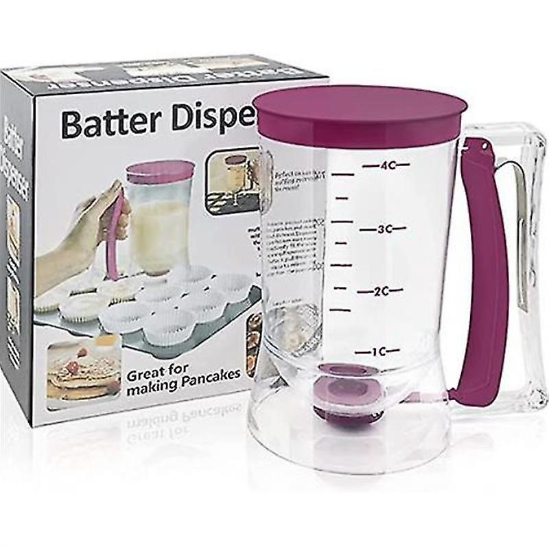 Batter dispenser ,Cake Batter Dispenser with Measuring Label for Cupcakes Muffins Baking Tool