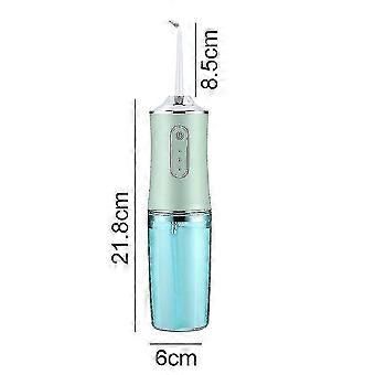 Portable Dental Water Jet Oral Irrigator - 3 Modes, 4 Nozzles USB Rechargeable Water Flosser for Braces & Oral Hygiene