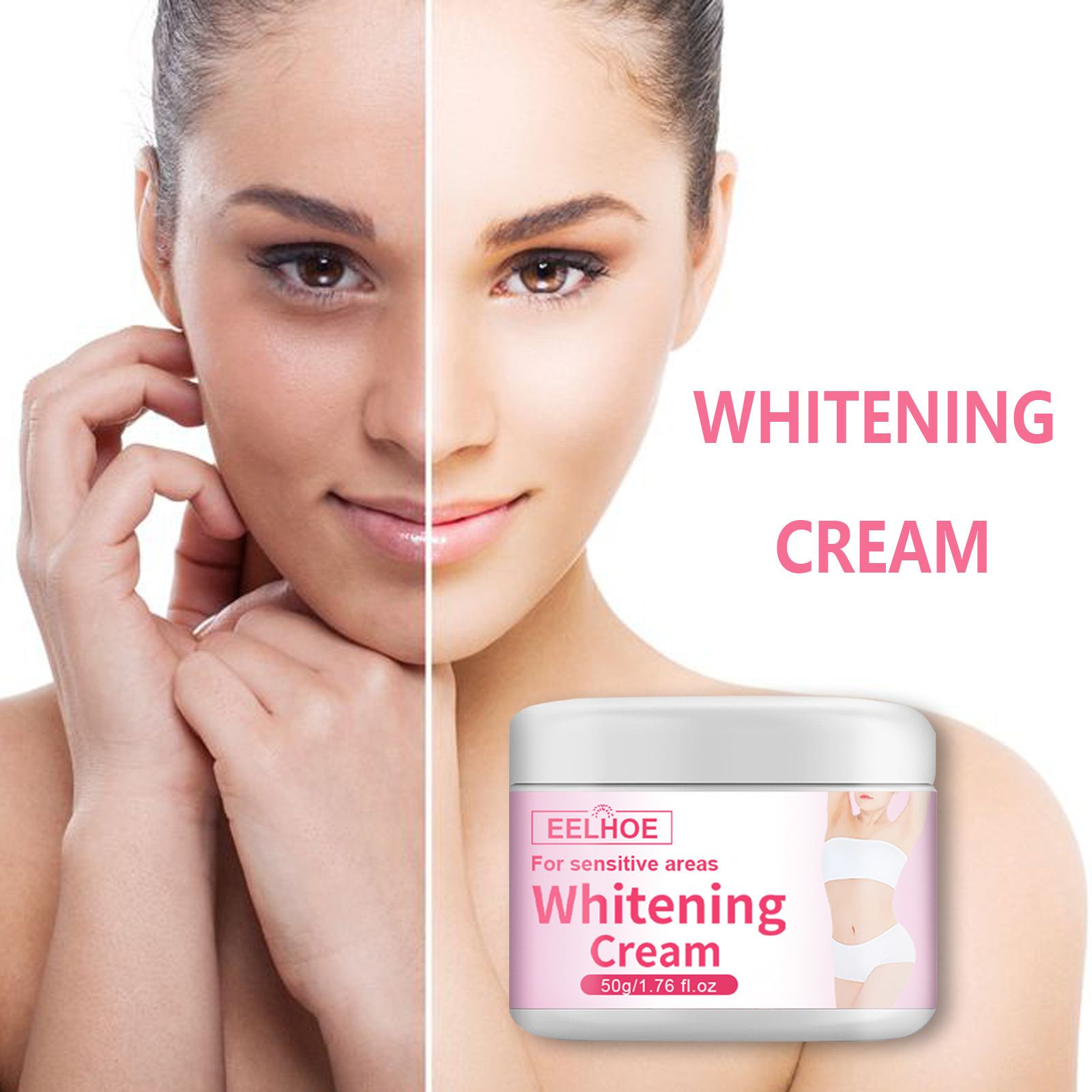 EELHOE Moisturizing Cream for Underarm and Private Area, Pigments Skincare Cream, Whitening and Improving Skin Color, Whitening Cream