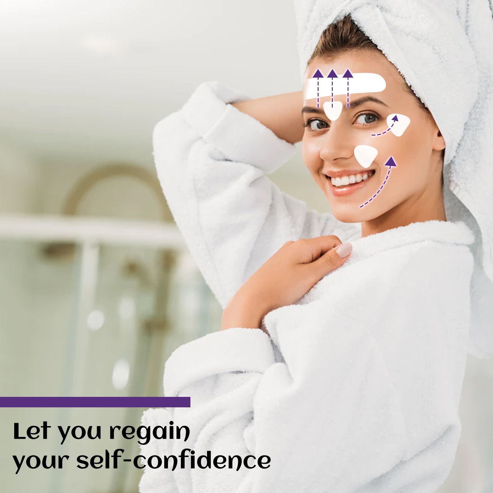 EELHOE Facial Wrinkle Patch can lift the face, tighten the skin, and make the skin droop