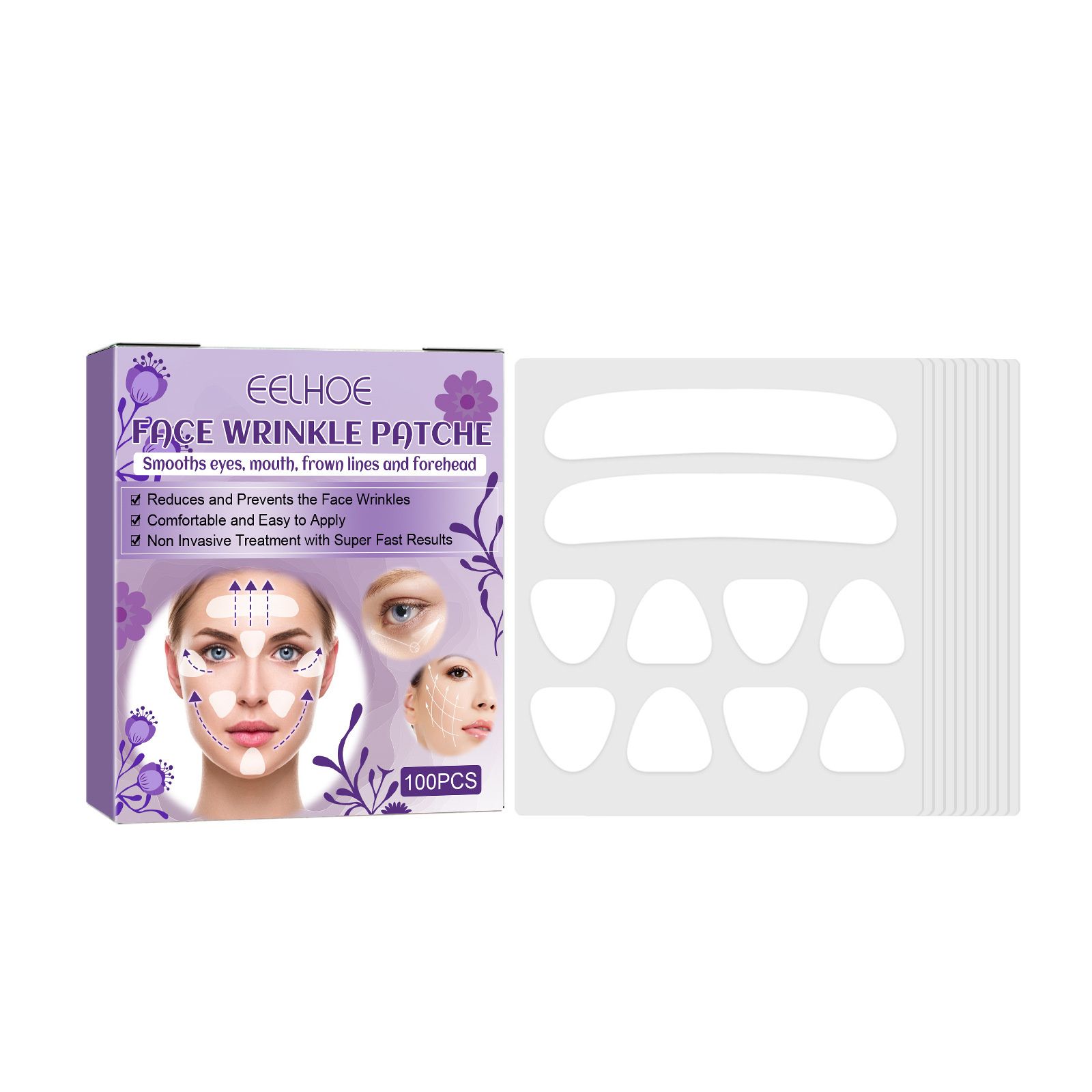 EELHOE Facial Wrinkle Patch can lift the face, tighten the skin, and make the skin droop