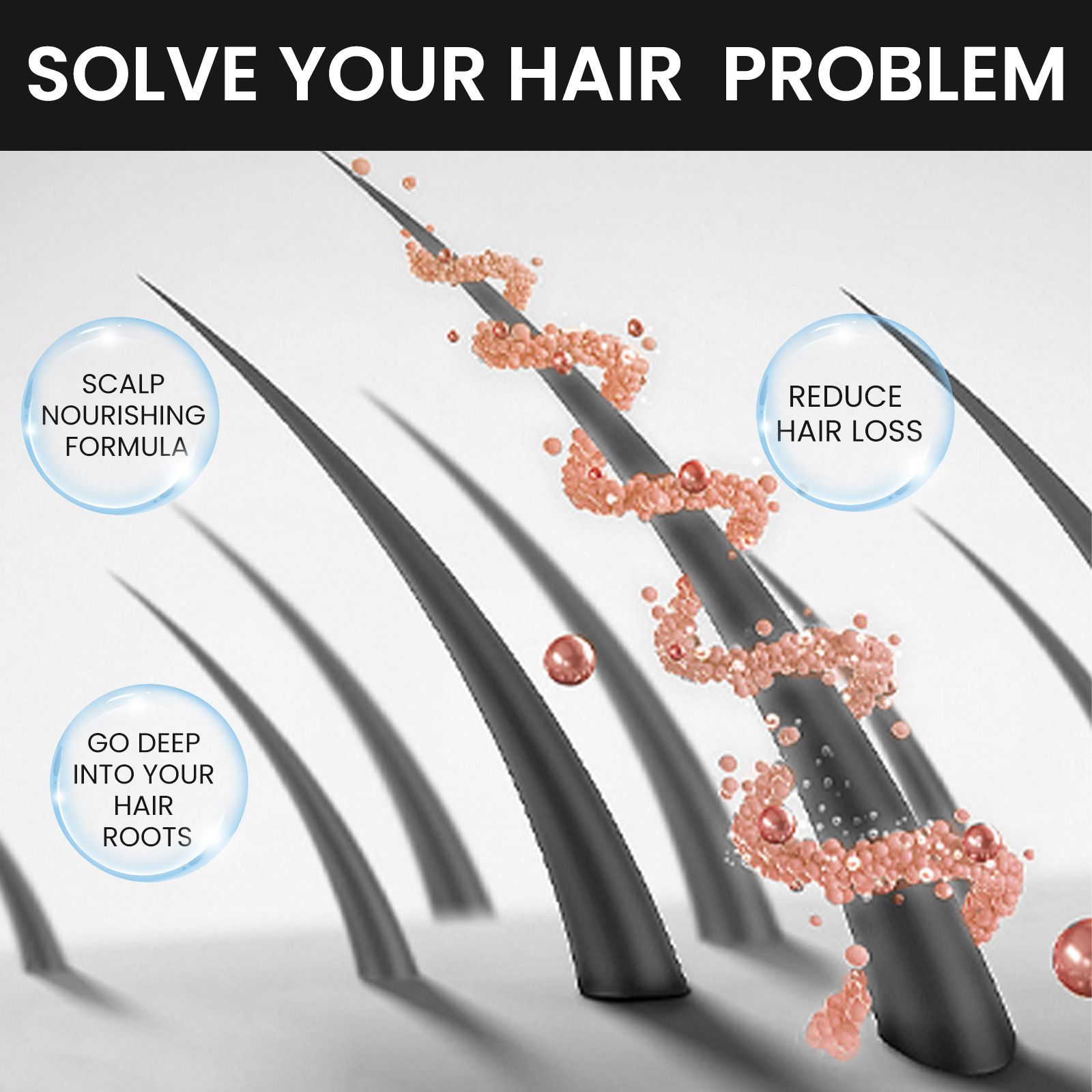OUHOE Bamboo Charcoal Shampoo foam Enriches Deep Cleansing, Moisturizing, Nourishing, Repairing, Manic, Fresh and Soft