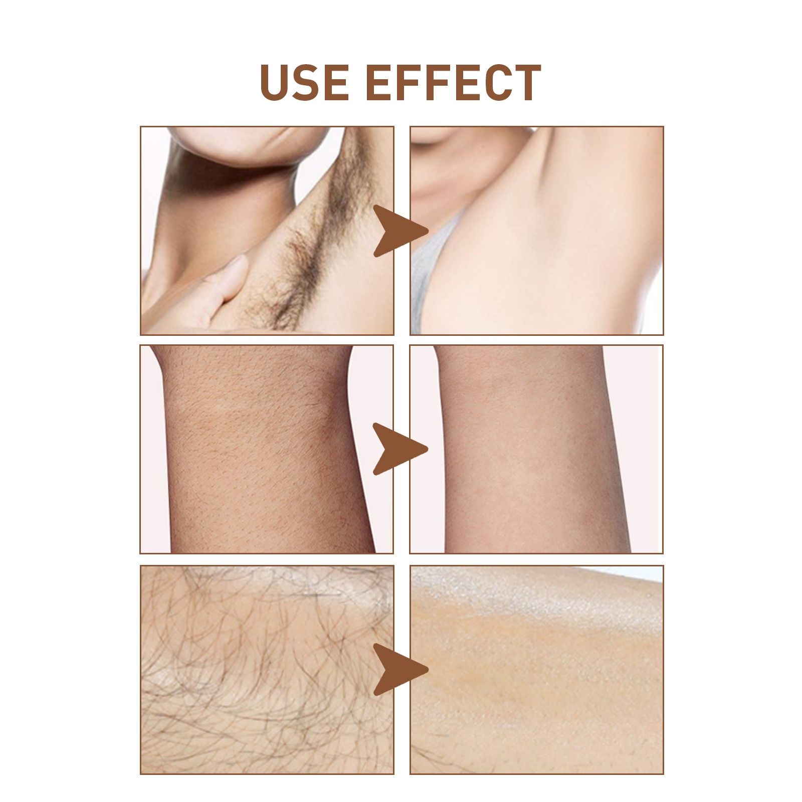 24k Gold Bone Collagen Hair Removal Cream Whole Body Hair Removal Cream Gentle and Non Stimulating Hair Removal Cream for Underarms, Legs, Private Parts, Hands