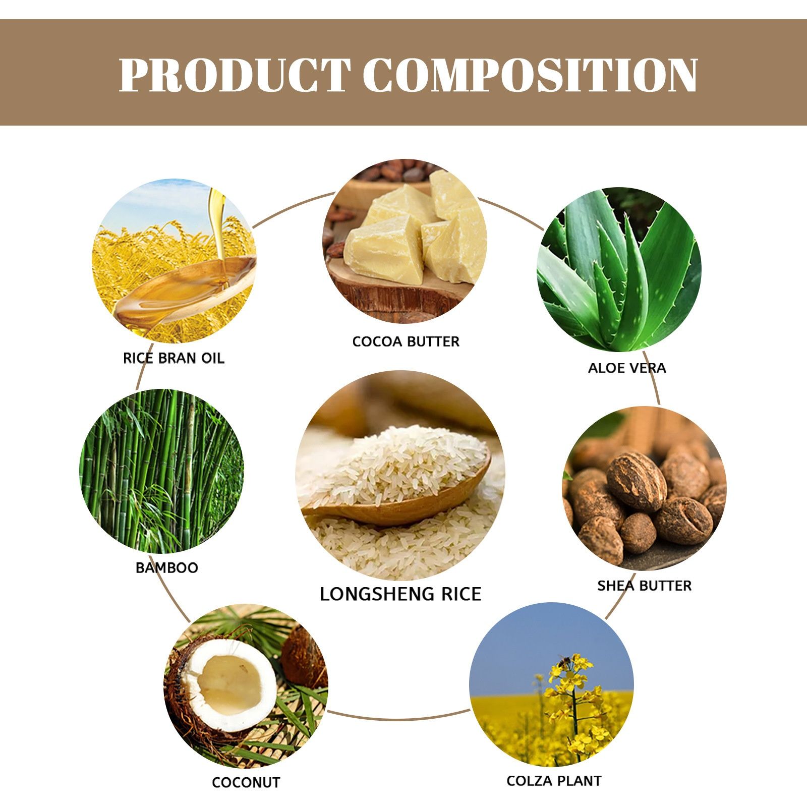 EELHOE Rice Anti Hair Loss Shampoo for Hair Firming, Hair Strengthening, Cleaning, Nourishing, Rooting, Nourishing, Hair Care