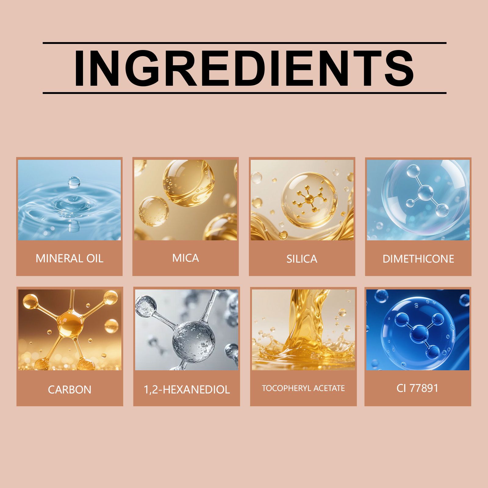 Zephoco dark brown star diamond double head eye shadow stick matte color rendering natural silk smooth portable smooth eye shadow stick