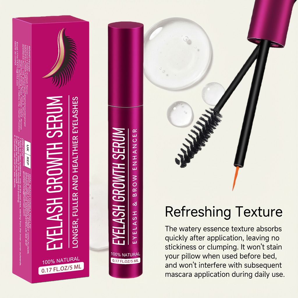 Mascara, applied daily for moisturizing and nourishing the roots of eyelashes, creates natural curl, lightness, luster, and delicate beauty for a stunning makeup look