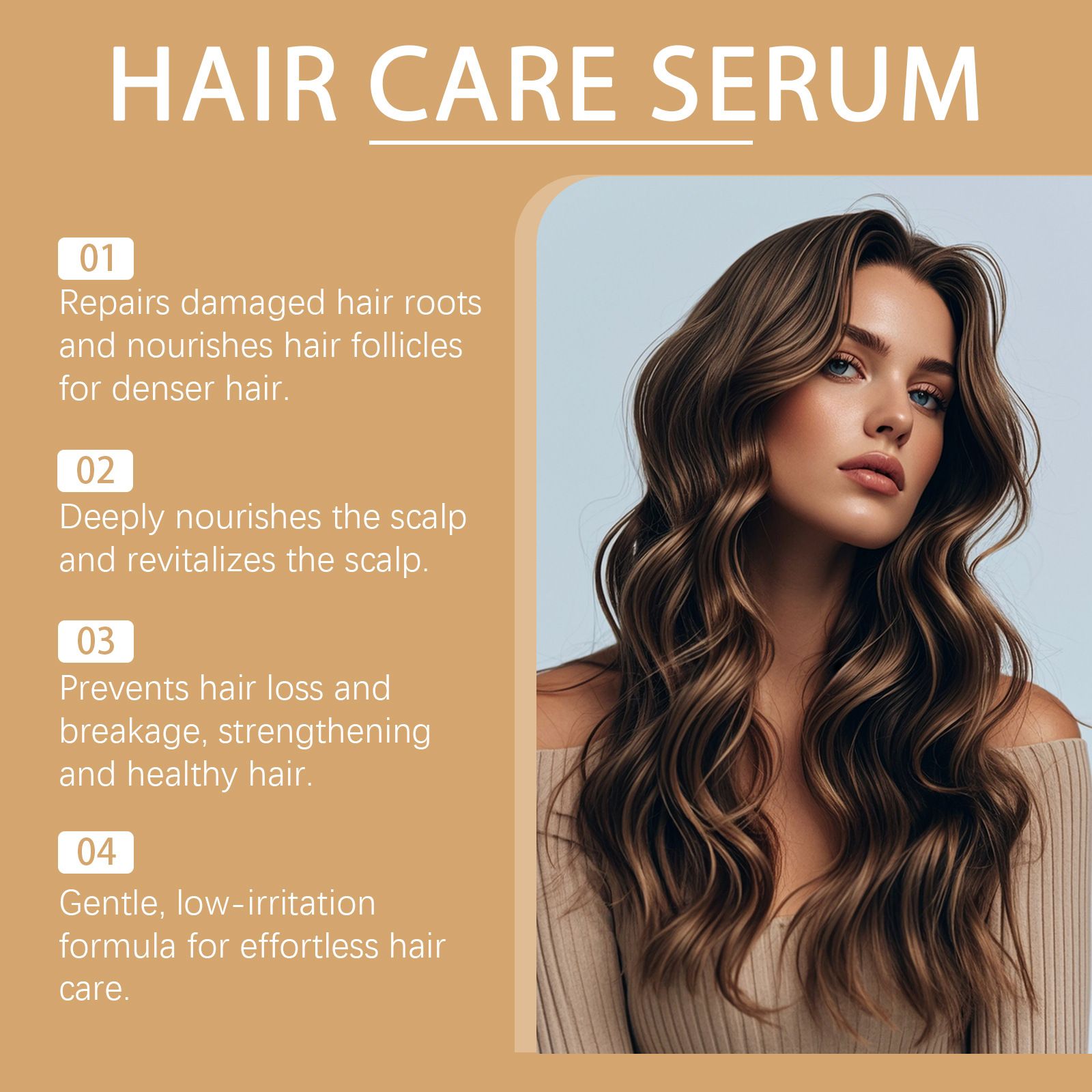 HOEGOA Hair Essence Lotion nourishes, moisturizes, hydrates, and smoothes hair, providing lightweight daily hair care