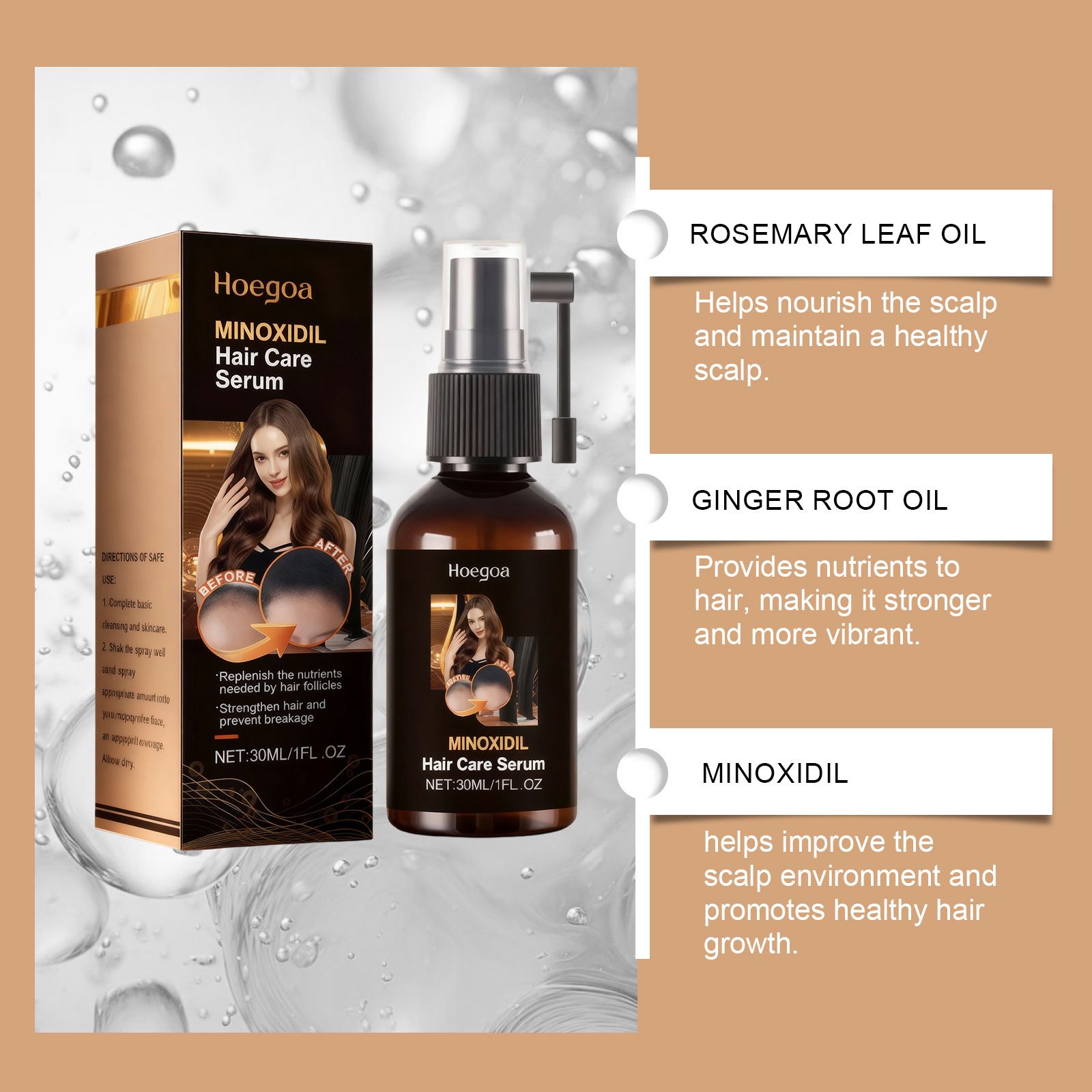 HOEGOA Herbal Hair Essence Conditioner - Gentle Care for Voluminous Hair Silk Daily Essence Conditioner