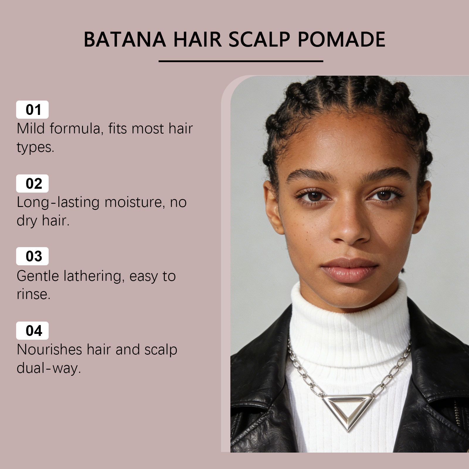 HOEGOA Batanha Wave Styling Hair Wax Daily Curl Styling Care Shapes and Outlines Hairline