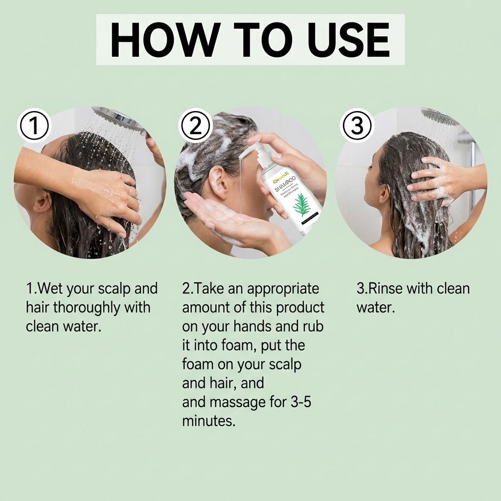 GleamXi Rosemary Amino Acid Nourishing Shampoo - Refreshing, Silky, and Smooth Hair Care Shampoo for Elegant and Soft Hair Quality