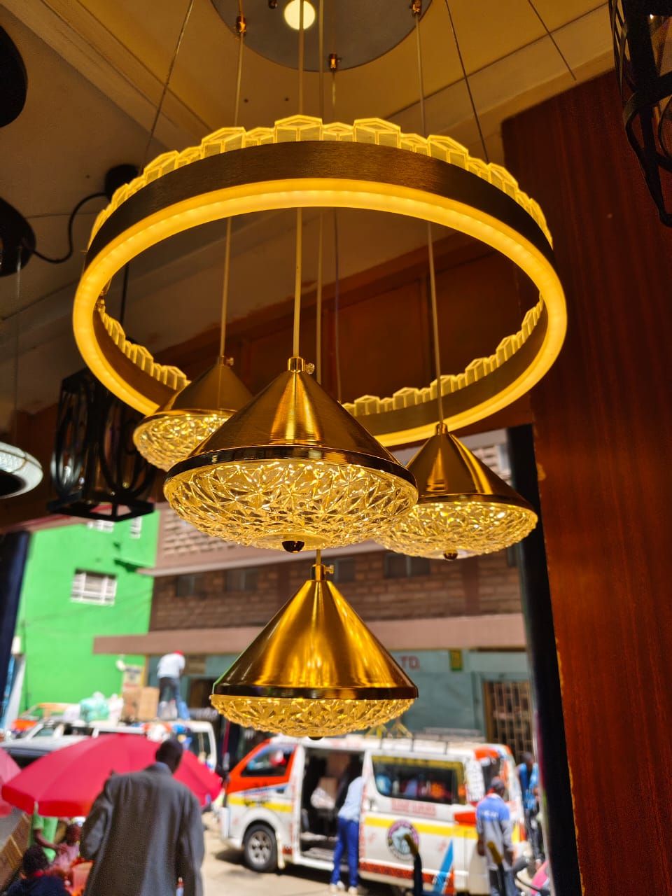 Modern Crystal Granite Chandelier Lighting for home and office