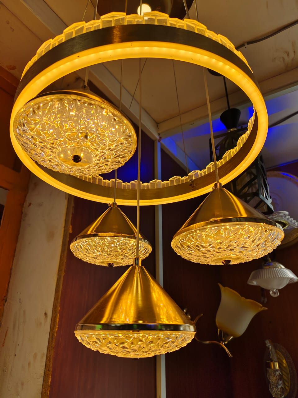 Modern Crystal Granite Chandelier Lighting for home and office