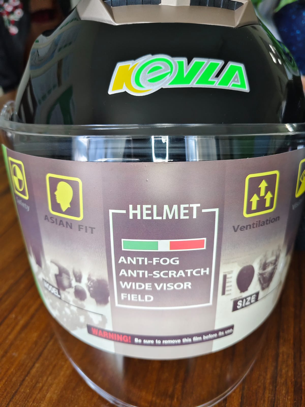 Premium Shining Black Helmet with Dual Reflectors, Washable Removable Inner Cloth, Tinted Sun Glass, Clear Rain Visor, and Top Air Regulator for Comfort and Safety