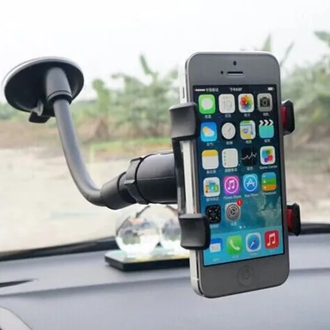 Universal 360 Degrees Mobile Mount Windshield Dashboard Car Phone Holder Cellphone Holder for Car Suction Cup Holder Mobile Stand Car Phone Mount