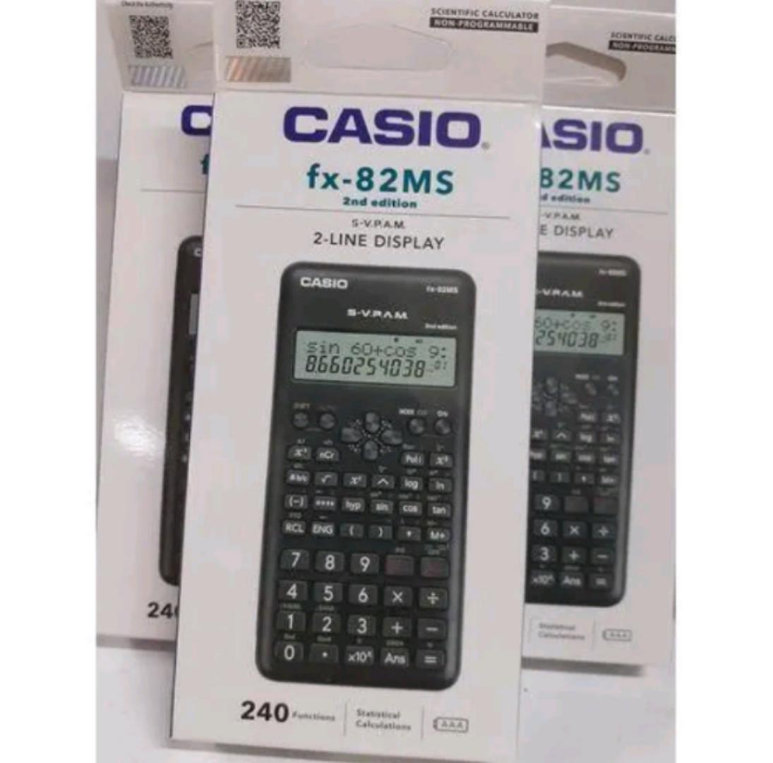 CASIO FX-82MS 2nd Ed – Scientific Calculator with 240+ Functions, S-V.P.A.M, LCD Display. Perfect for School, Engineering & Exams. Trusted Worldwide