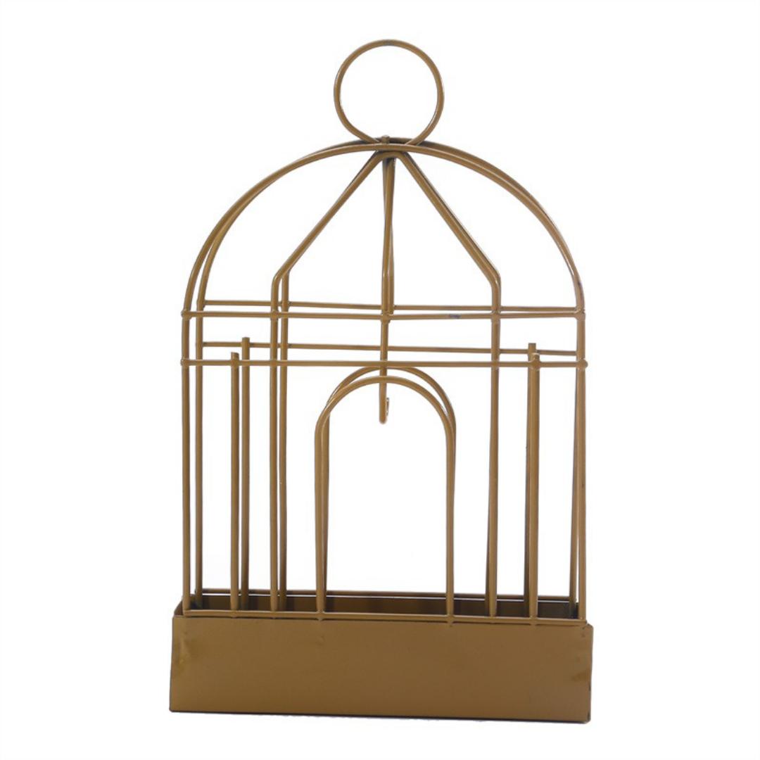 Creative Birdcage shape mosquito coil holder Retro Portable Iron Mosquito Coil rack Incense Burner Metal Frame