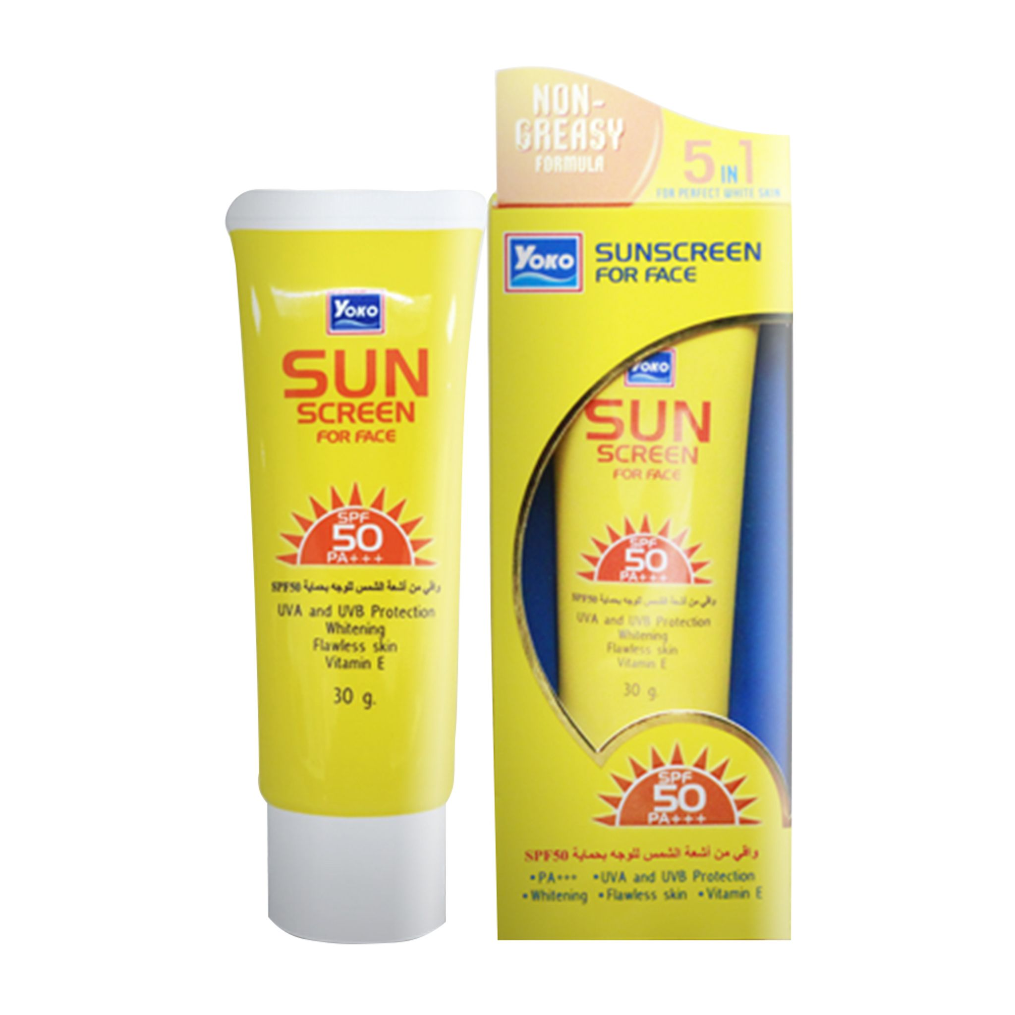 Yoko Sunscreen For Face SPF50 30g
