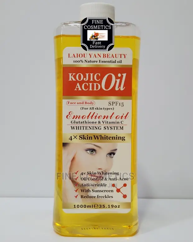 Laiou Yan Beauty Kojic Acid Body and Face Oil for Whitening