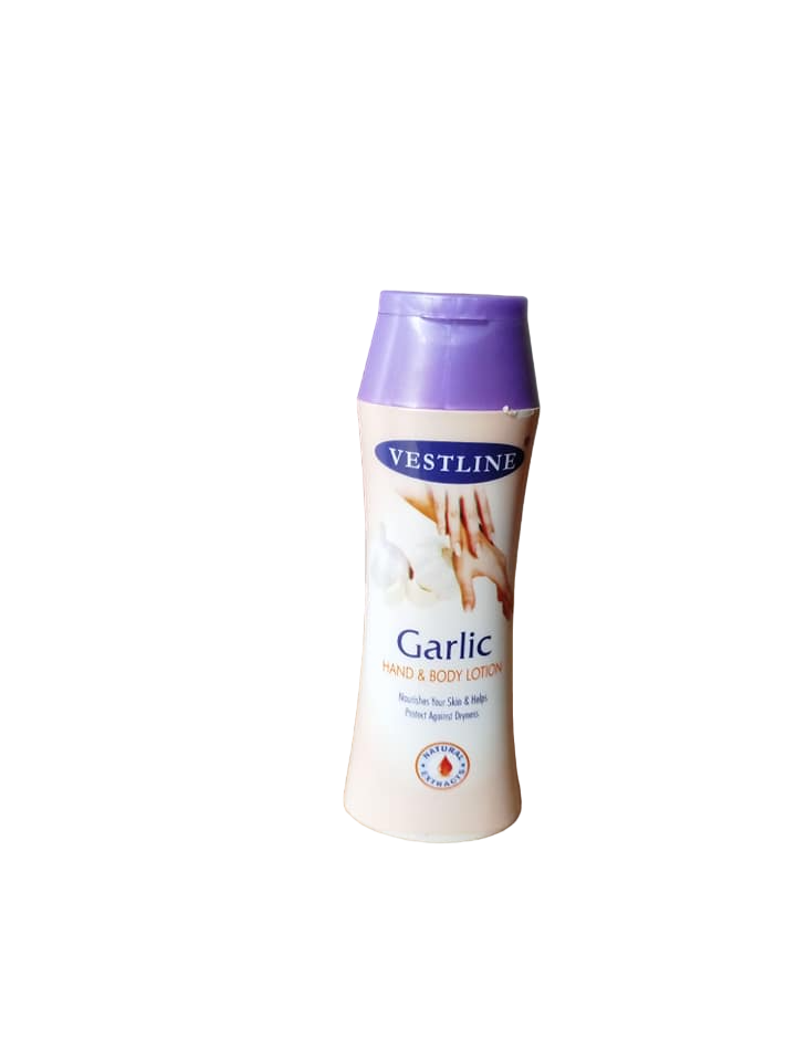 Vestline Garlic Hand & Body Lotion. Hydrates Remove Blackheads, Wrinkles, Fine Lines, Acne & Unclog Pores, Moisturizes, Evens the skin tone & Hydrates