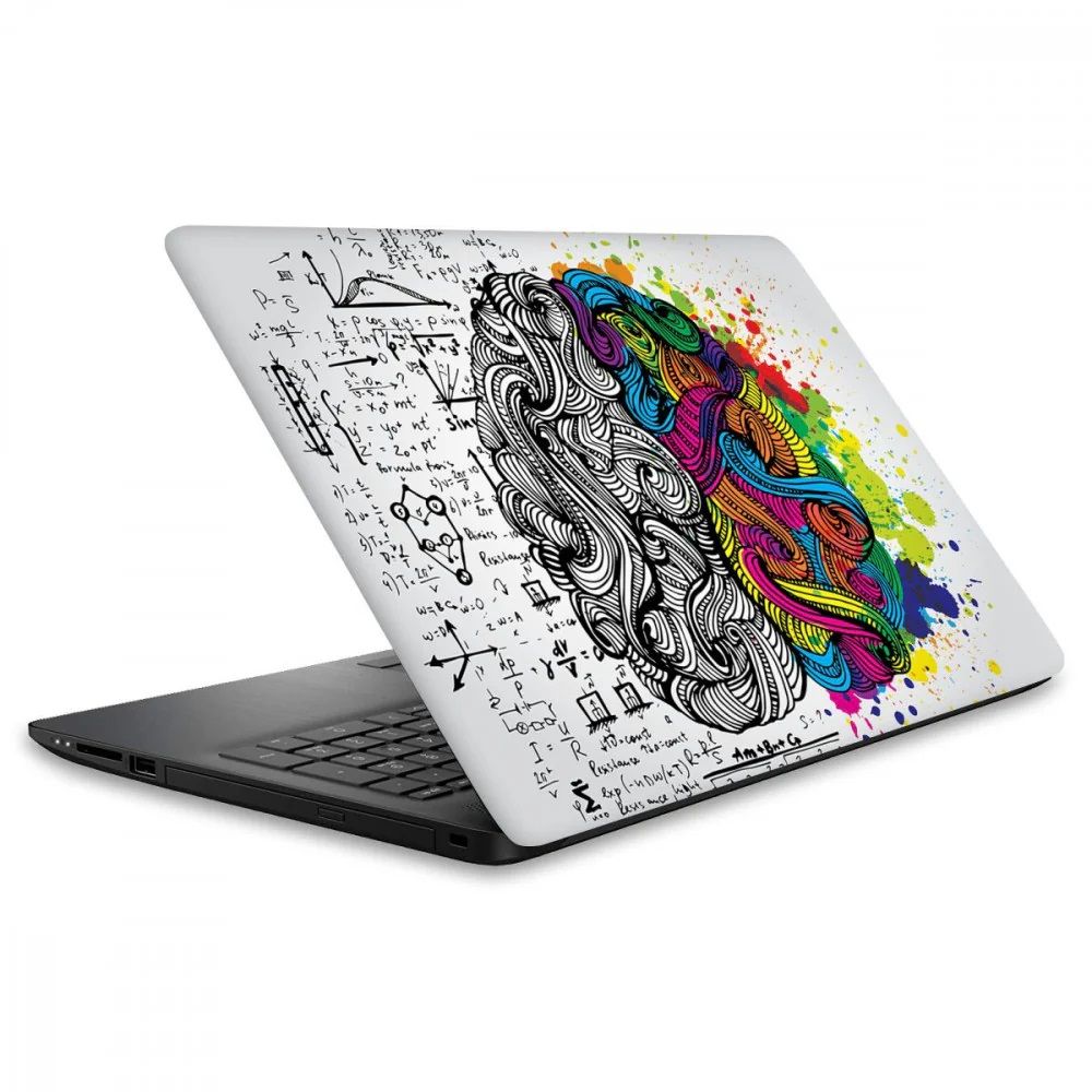 BRAIN ART LAPTOP SKIN/COVER/STICKER, for Laptop size 11" 13.3" 14" 15" 15.4" 15.6 Universal Vinyl Skin Sticker Cover.