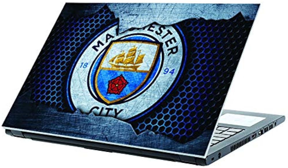 MANCHESTER CITY LAPTOP SKIN/COVER/STICKER, for Laptop size 11" 13.3" 14" 15" 15.4" 15.6 Universal Vinyl Skin Sticker Cover.