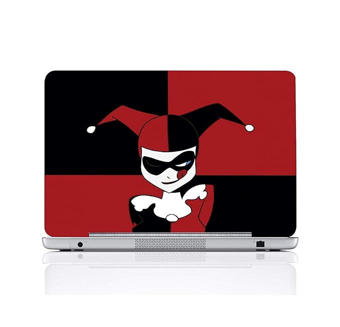 HARLEY QUINN LAPTOP SKIN/COVER/STICKER, for Laptop size 11" 13.3" 14" 15" 15.4" 15.6 Universal Vinyl Skin Sticker Cover.