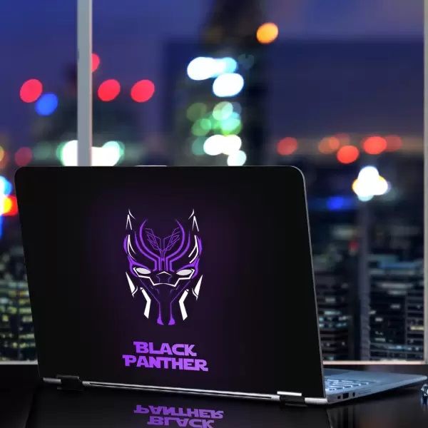 BLACK PANTHER  LAPTOP SKIN/COVER/STICKER, for Laptop size 11" 13.3" 14" 15" 15.4" 15.6 Universal Vinyl Skin Sticker Cover.