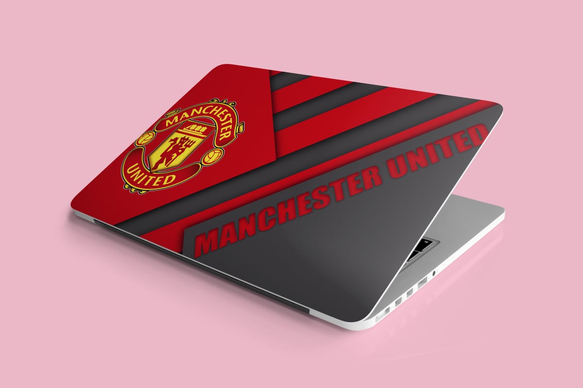 MANCHESTER UNITED LAPTOP SKIN/COVER/STICKER, for Laptop size 11" 13.3" 14" 15" 15.4" 15.6 Universal Vinyl Skin Sticker Cover.