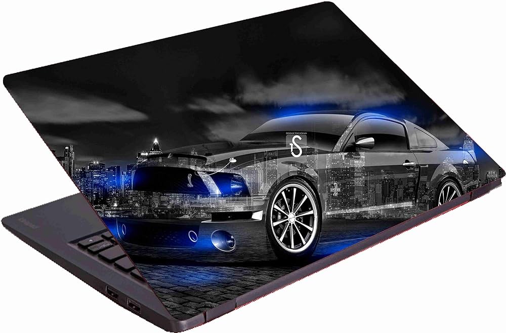 LAPTOP SKIN/COVER/STICKER (TECH CAR), for Laptop size 11" 13.3" 14" 15" 15.4" 15.6 Universal Vinyl Skin Sticker Cover.