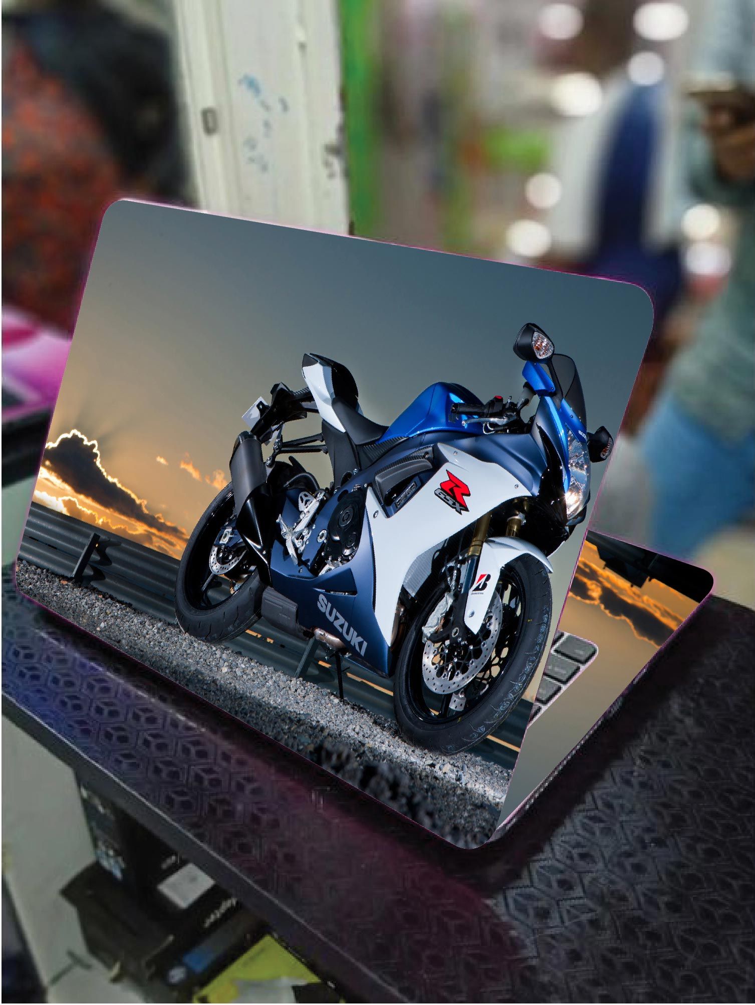 LAPTOP SKIN/COVER/STICKER ( SPORT BIKE ), for Laptop size 11" 13.3" 14" 15" 15.4" 15.6 Universal Vinyl Skin Sticker Cover.