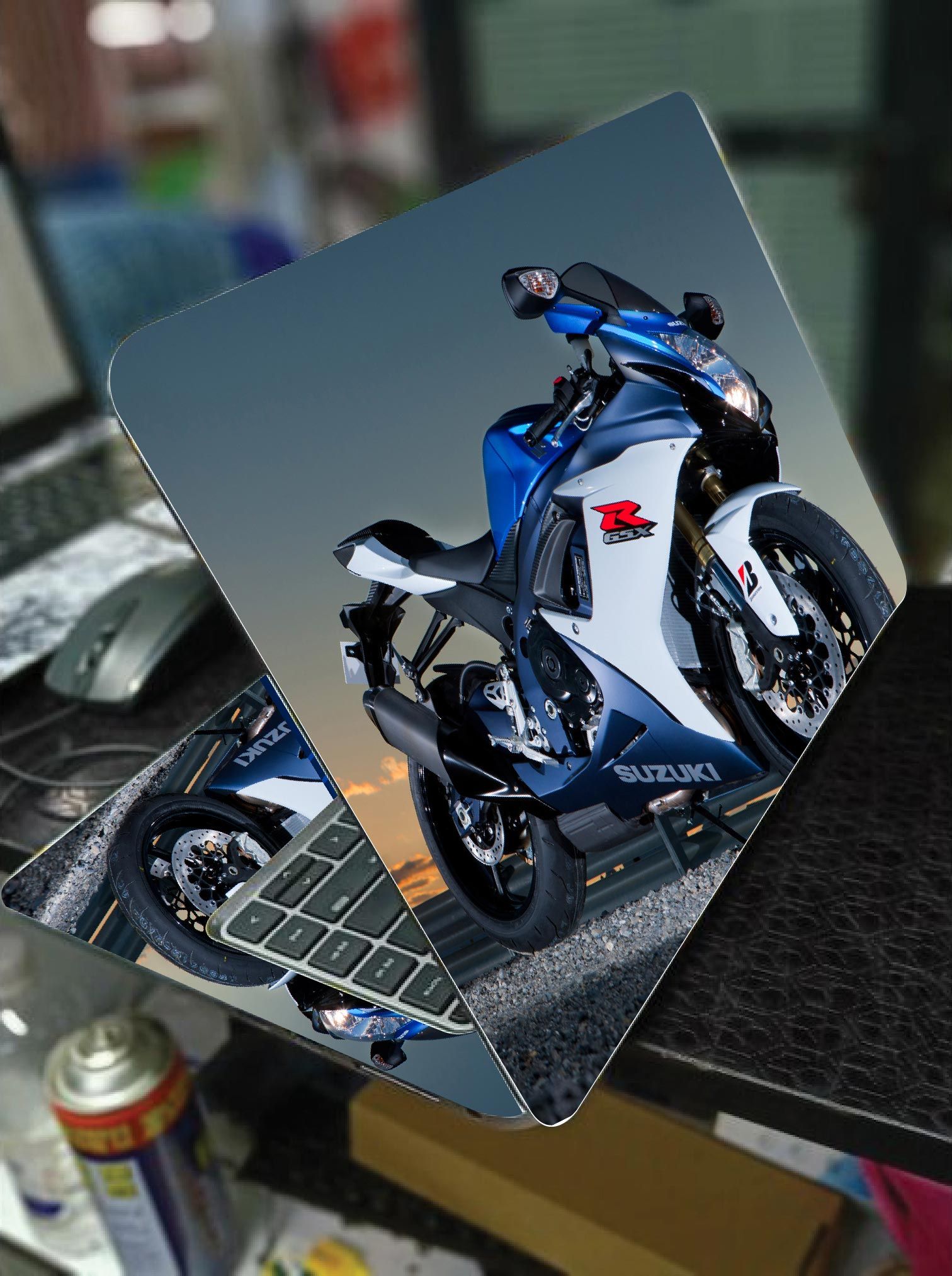 LAPTOP SKIN/COVER/STICKER ( SPORT BIKE ), for Laptop size 11" 13.3" 14" 15" 15.4" 15.6 Universal Vinyl Skin Sticker Cover.