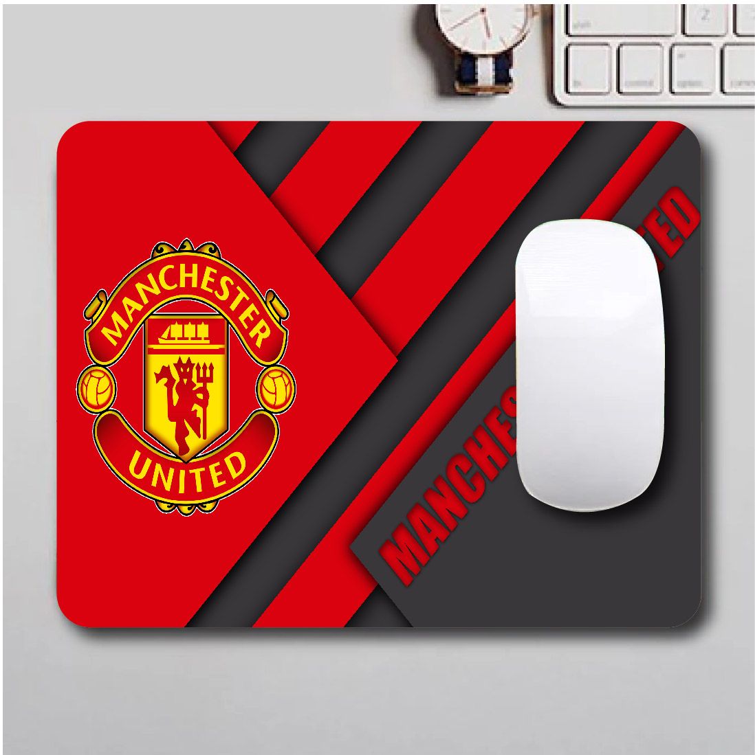 CUSTOMIZED ANTI-SKID MOUSE PAD (MAN U).
