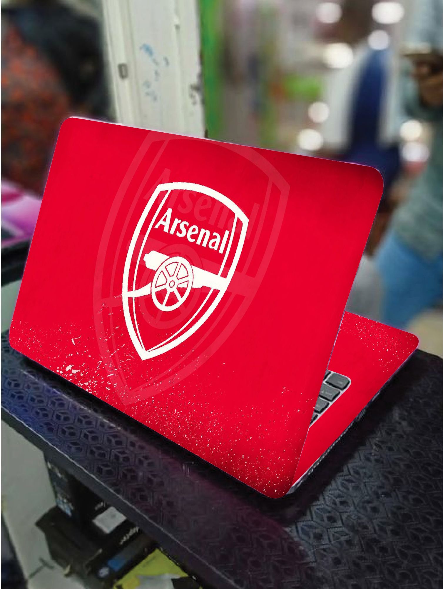 LAPTOP SKIN/COVER/STICKER (ARSENAL), for Laptop size 11" 13.3" 14" 15" 15.4" 15.6 Universal Vinyl Skin Sticker Cover.