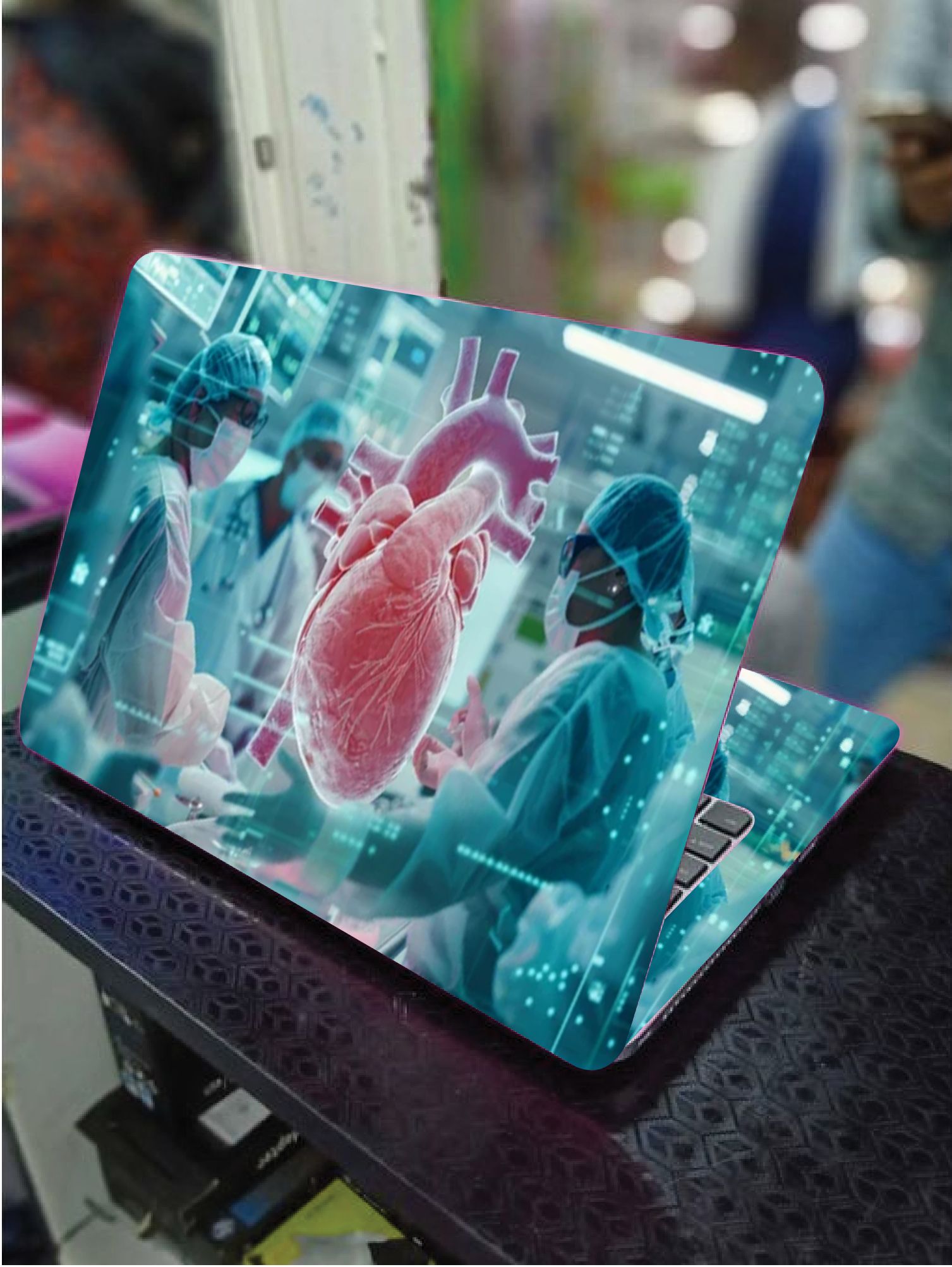 LAPTOP SKIN/COVER/STICKER (MEDICAL ART), for Laptop size 11" 13.3" 14" 15" 15.4" 15.6 Universal Vinyl Skin Sticker Cover.