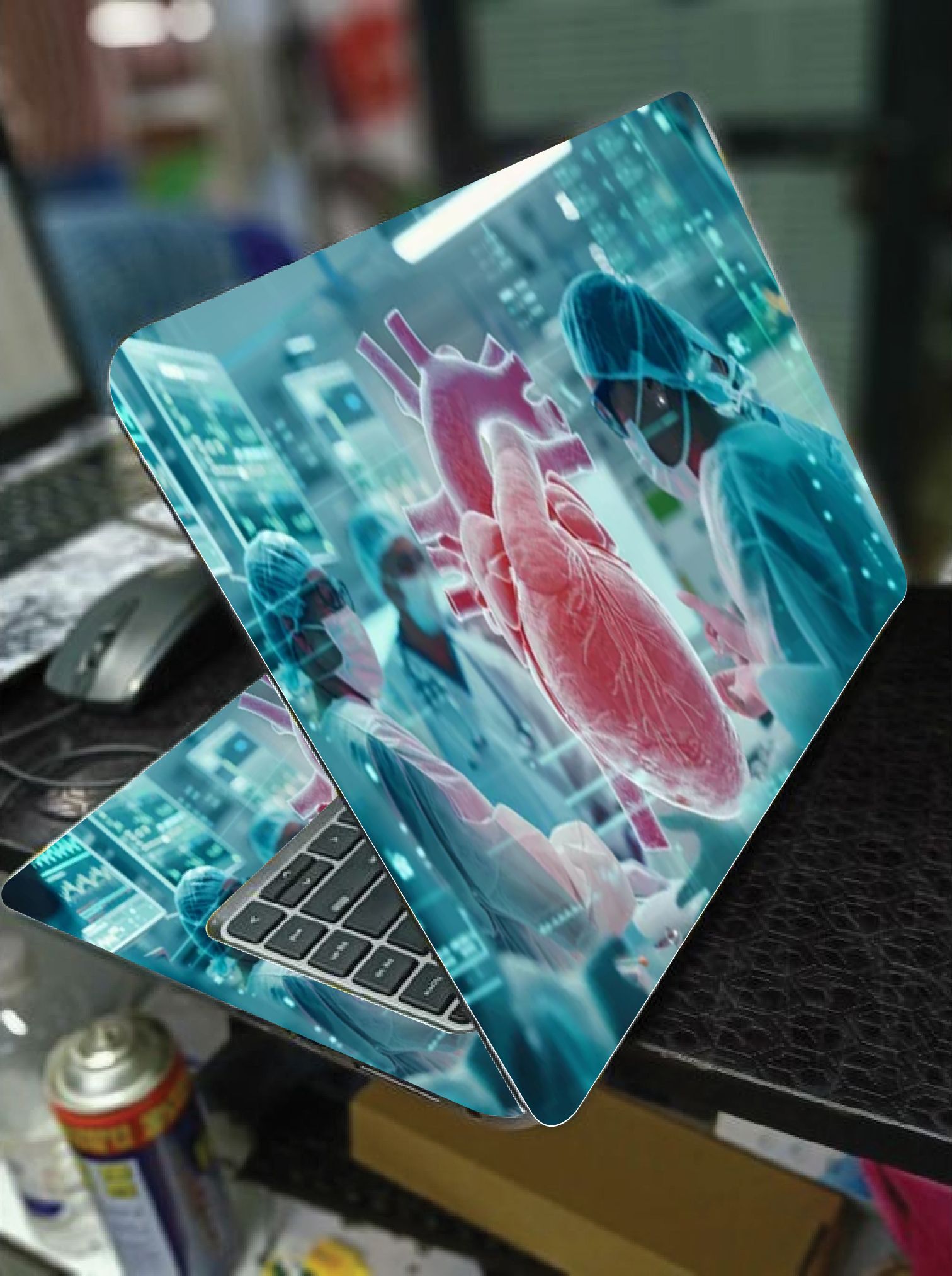 LAPTOP SKIN/COVER/STICKER (MEDICAL ART), for Laptop size 11" 13.3" 14" 15" 15.4" 15.6 Universal Vinyl Skin Sticker Cover.