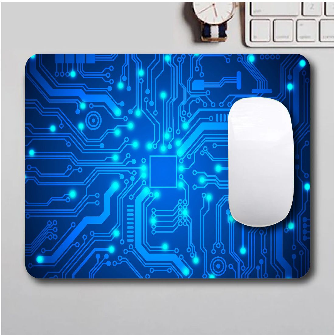 CUSTOMIZED ANTI-SKID MOUSE PAD (TECH).