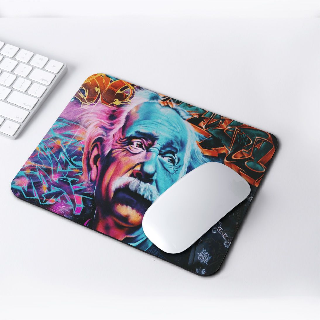 CUSTOMIZED ANTI-SKID MOUSE PAD (EINSTEN).
