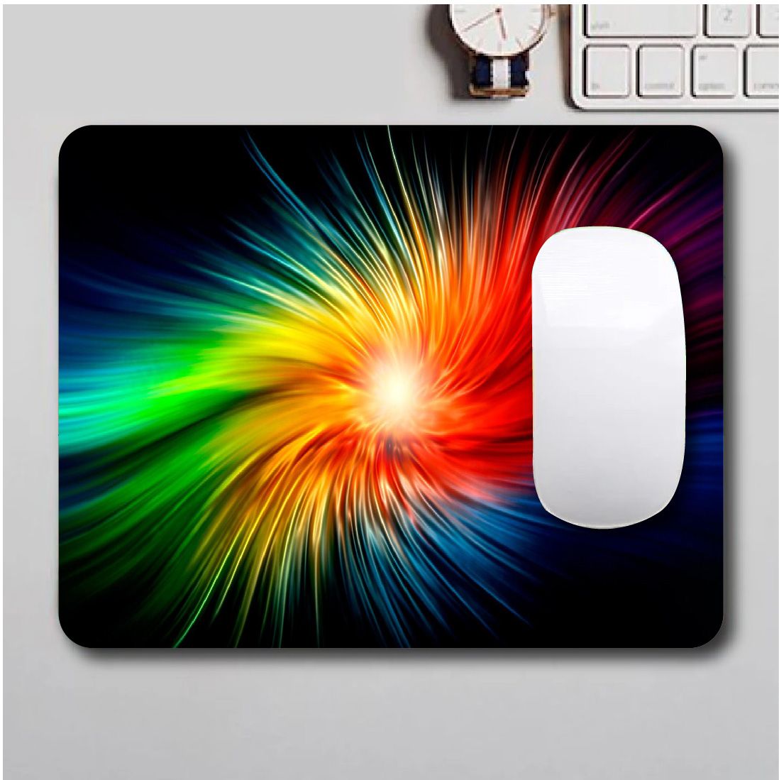 CUSTOMIZED ANTI-SKID MOUSE PAD (AIR WAVE).