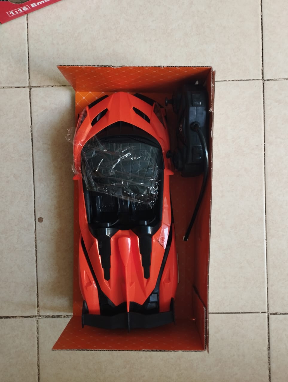 qualiity emullation car model for Children Kids RC Remote Control Car Battery Powered, orange